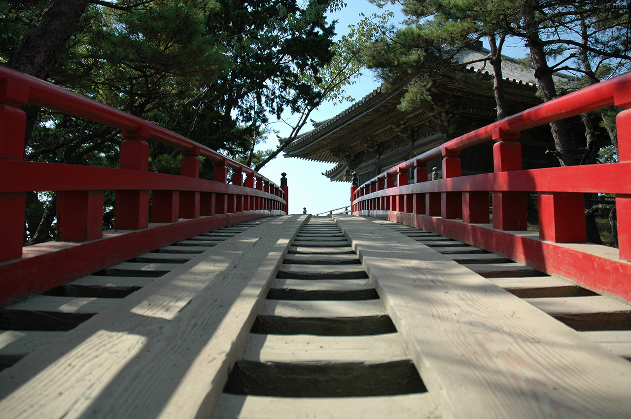 松島海岸　写真8　透かし橋　五大堂