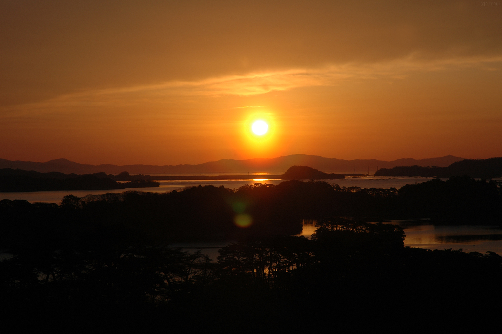 松島海岸　写真1　日の出