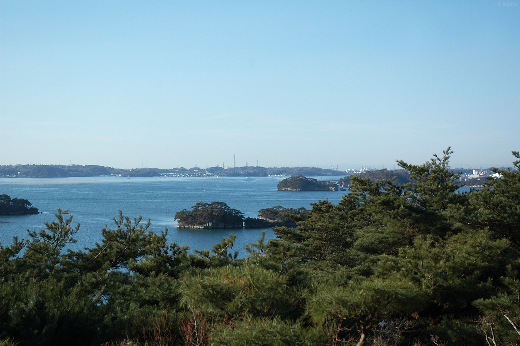 松島海岸　写真8　双観山　塩釜湾