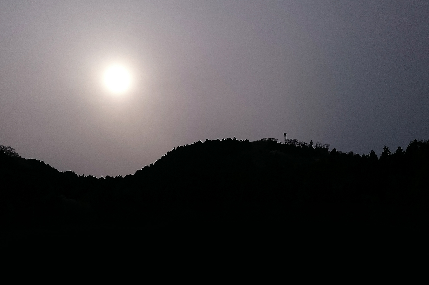 箟岳山　写真1　ふもとからの眺め