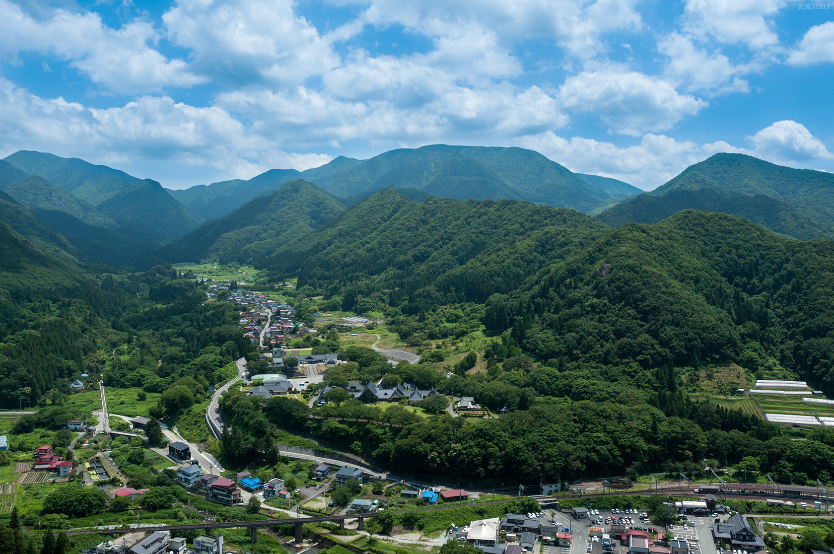 山寺　写真9　五大堂からの眺め