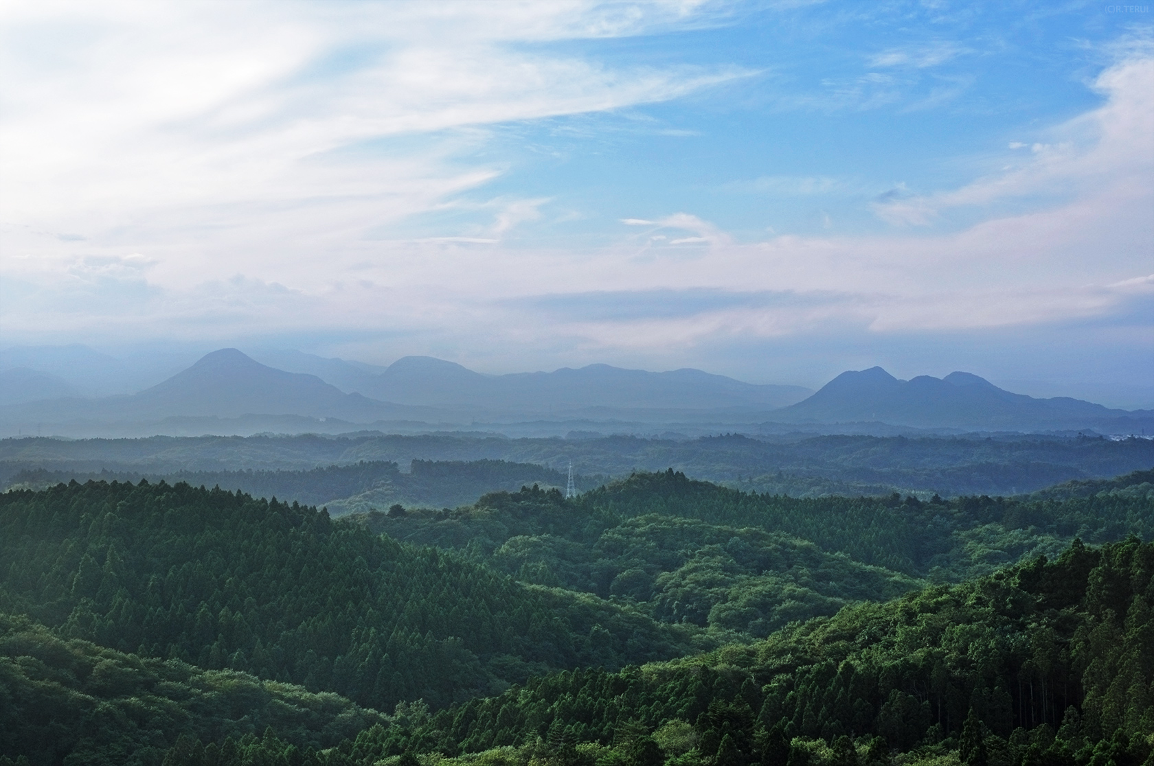 大亀山　写真5　西の山々