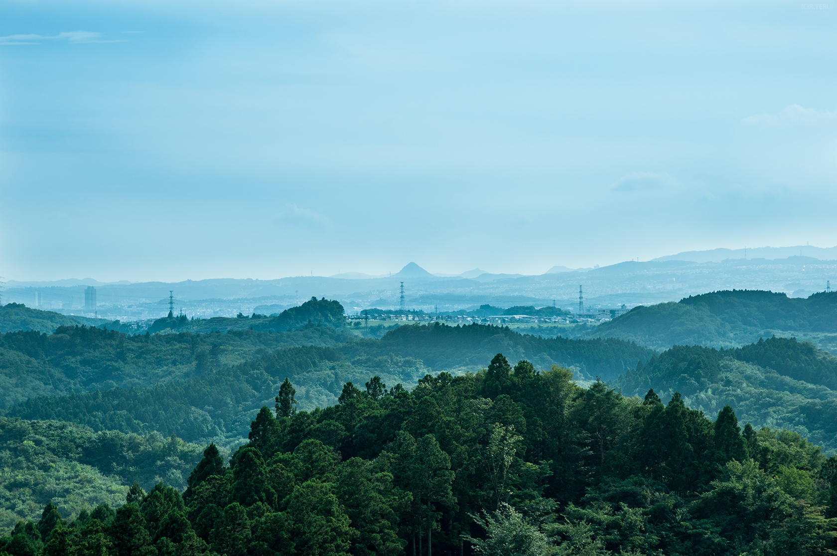 大亀山　写真10　南西　仙台市中心部　太白山