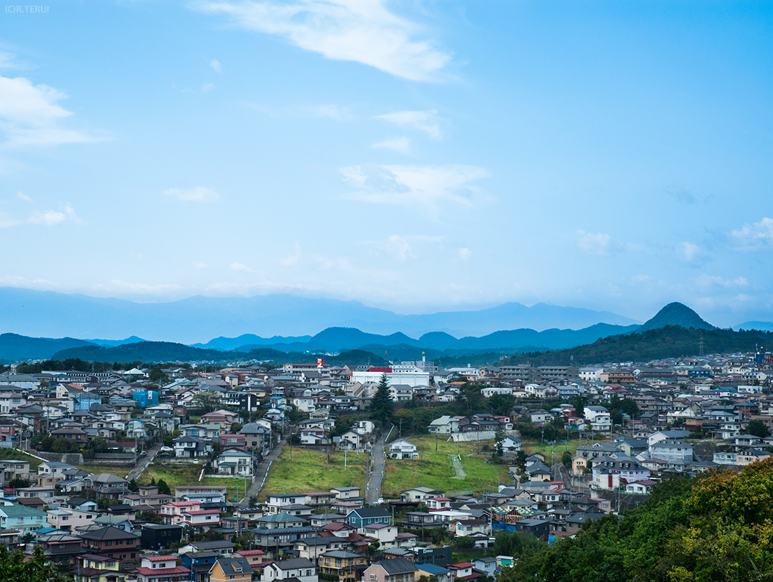 茂ケ崎から眺める太白山と蔵王連峰