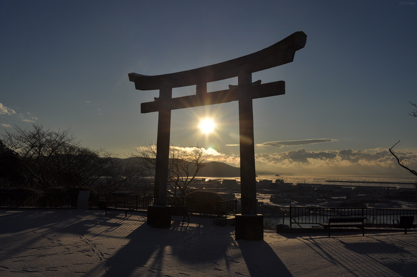 石巻　写真1　日和山　鹿島御児神社　鳥居