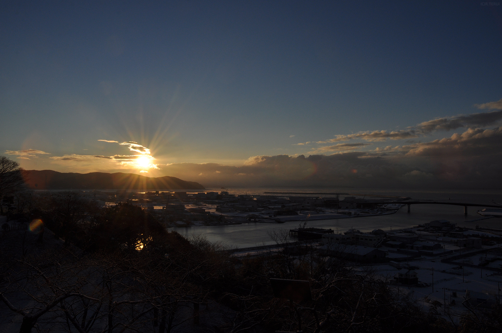 石巻　写真2　日和山　日の出